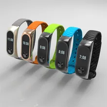 Модный браслет TPE деловой стиль ремешок браслет для Xiaomi Mi браслет 2 Спортивные товары аксессуары Замена