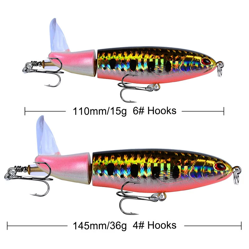 8 шт. Whopper Plopper 15 г/35 г Топ воды Поппер жесткая приманка для рыбалки воблеры вращающийся хвост рыболовные снасти Pesca твердая приманка