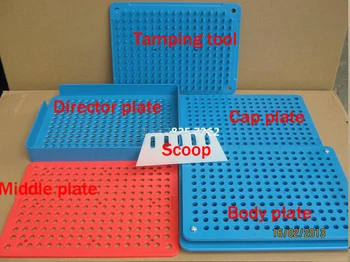 

(0# Capsule) 200 Capacity ABS material, manual capsule filler,200 hole capsule filling machine,capsulator with tamping tool