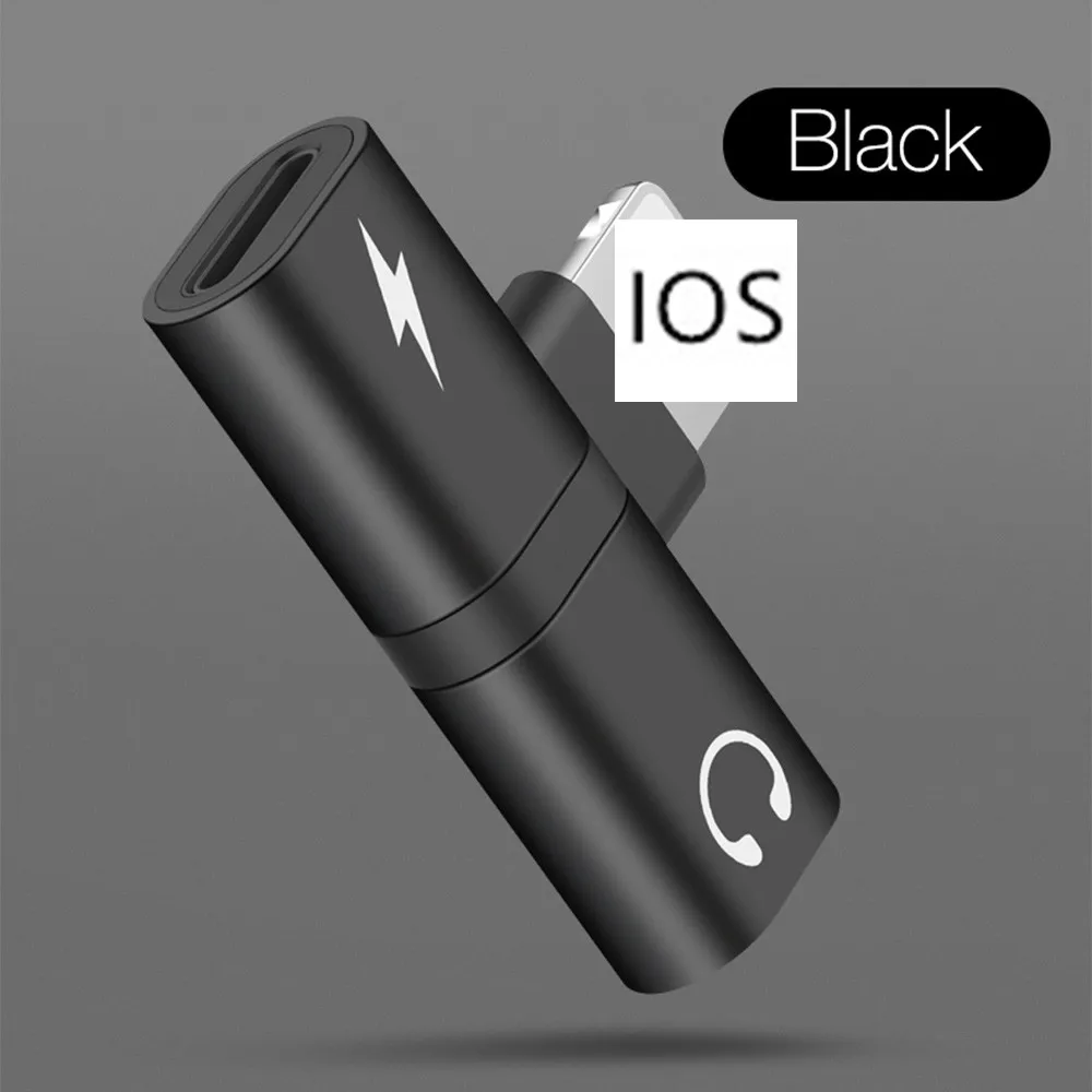 KISSCASE 2 in 1 Dual Ports Headphone Adapter For iPhone 7 8 plus X Splitter Converter Earphone Charger Audio Adapter Accessories KISSCASE 2 in 1 Dual Ports Headphone Adapter For iPhone 7 8 plus X Splitter Converter Earphone Charger Audio Adapter Accessories