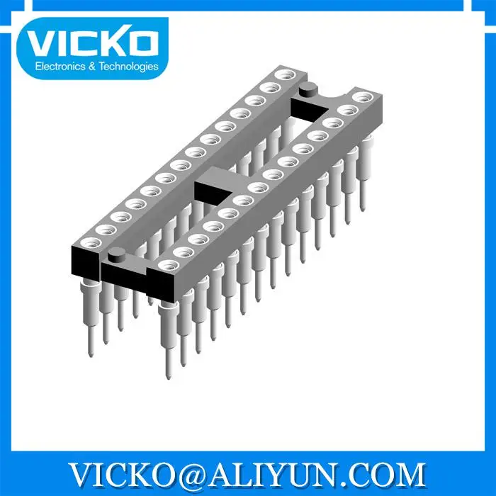 [VK] 612-83-328-41-001101 CONN IC DIP SOCKET 28POS GOLD | Обустройство дома