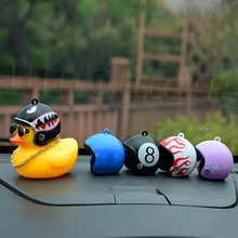 Автомобильный орнамент, автомобильные аксессуары Lucky Duck society, прекрасная креативная кукла, авто интерьер, 3d украшение на приборную панель, подарки со шлемом