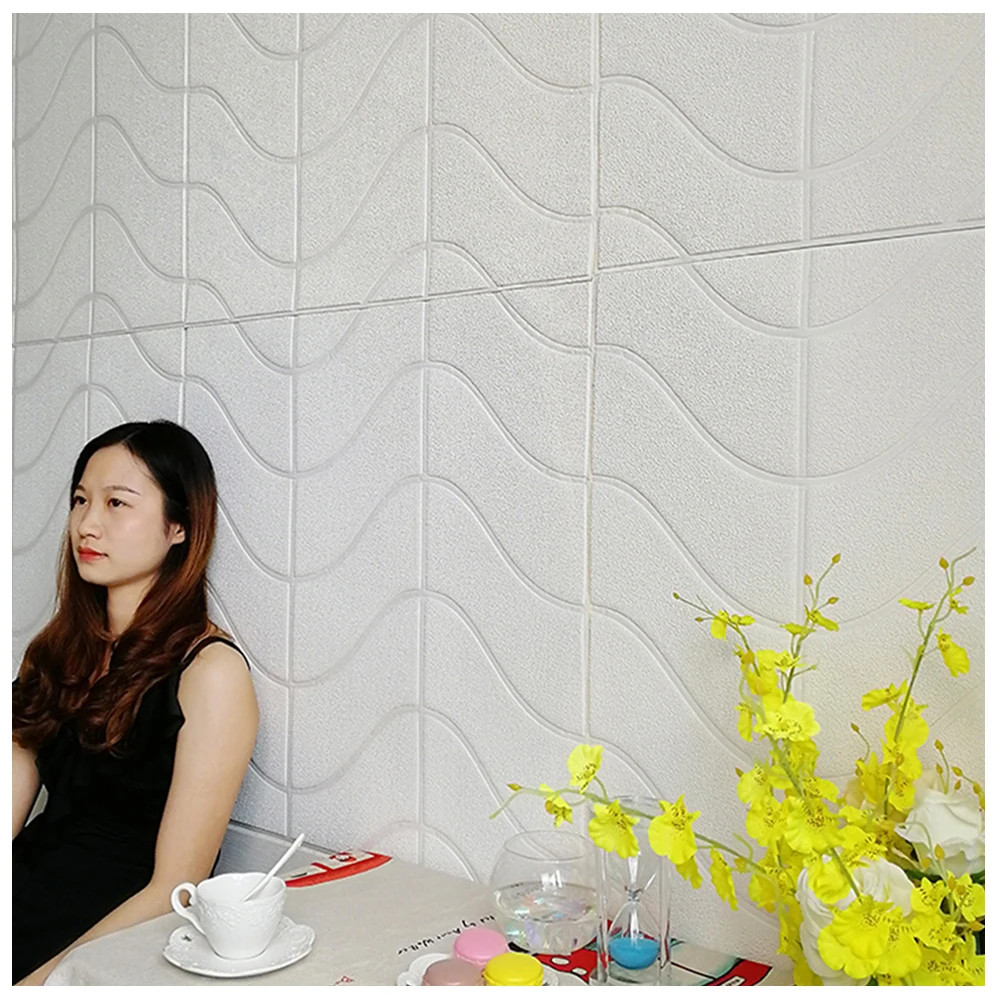 

mountian self-adhesive foam 3d modern children's wall sticker for kitchen bedroom living room painted paper home decor