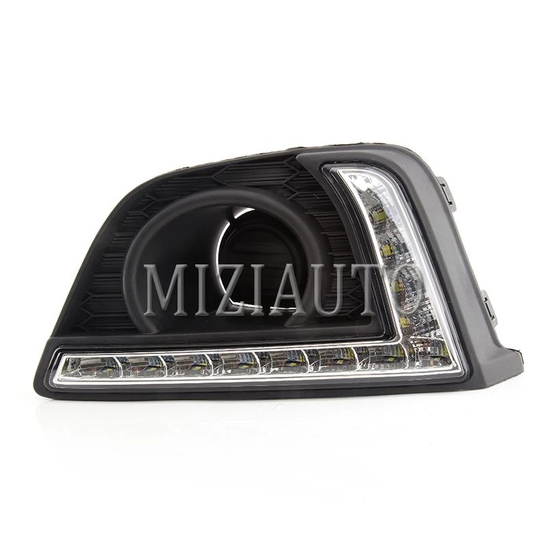 Car styling For Honda FIT LED DRL For Honda FIT High brightness guide LED DRL led fog lamps daytime running lights