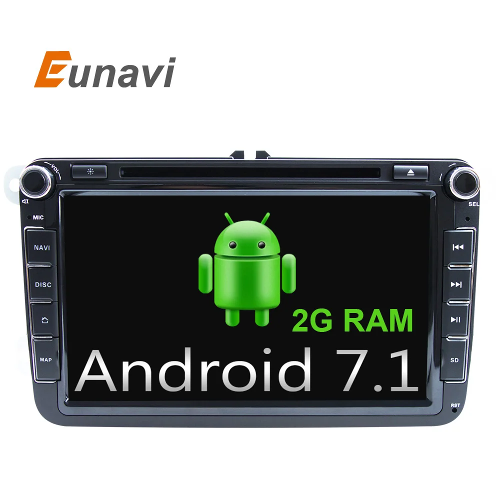 imágenes para Eunavi 2G RAM 8 pulgadas Quad Core Android 7.1 2 Din Coche reproductor de DVD para VW EOS Amarok Caddy Golf JETTA Passat Tiguan B6Touran DAB BT GPS imágenes para Eunavi 2G RAM 8 pulgadas Quad Core Android 7.1 2 Din Coche reproductor de DVD para VW EOS Amarok Caddy Golf JETTA Passat Tiguan B6Touran DAB BT GPS