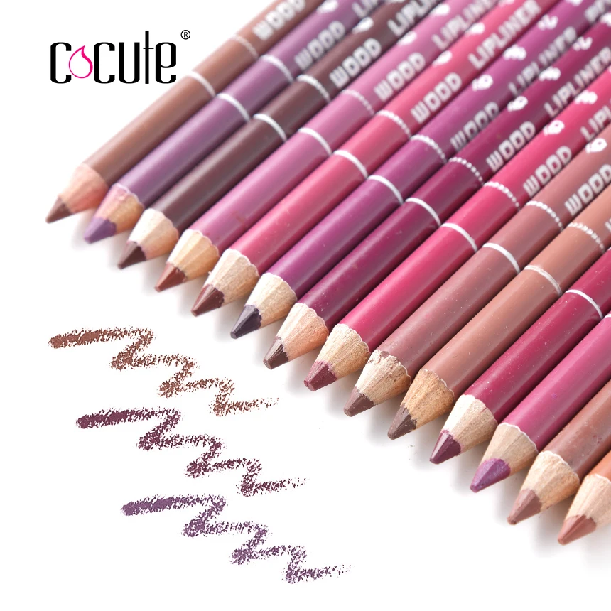 

14pcs/lot Professional Waterproof Natural Cosmetic Eye/Lip Liner Lipliner Pen Pencil Makeup Multi-Colors Make Up Beauty Tools