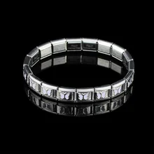 Новые модные браслеты для женщин и мужчин съемные серебряные браслеты-обручи Дельфин бабочка браслет из нержавеющей стали