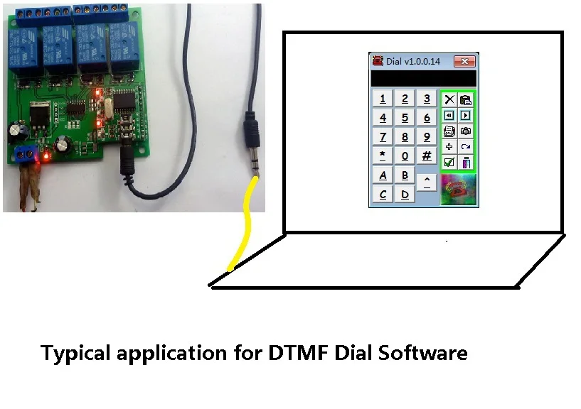 DC 12V 4CH MT8870 DTMF релейный телефонный декодер голоса модуль дистанционного управления