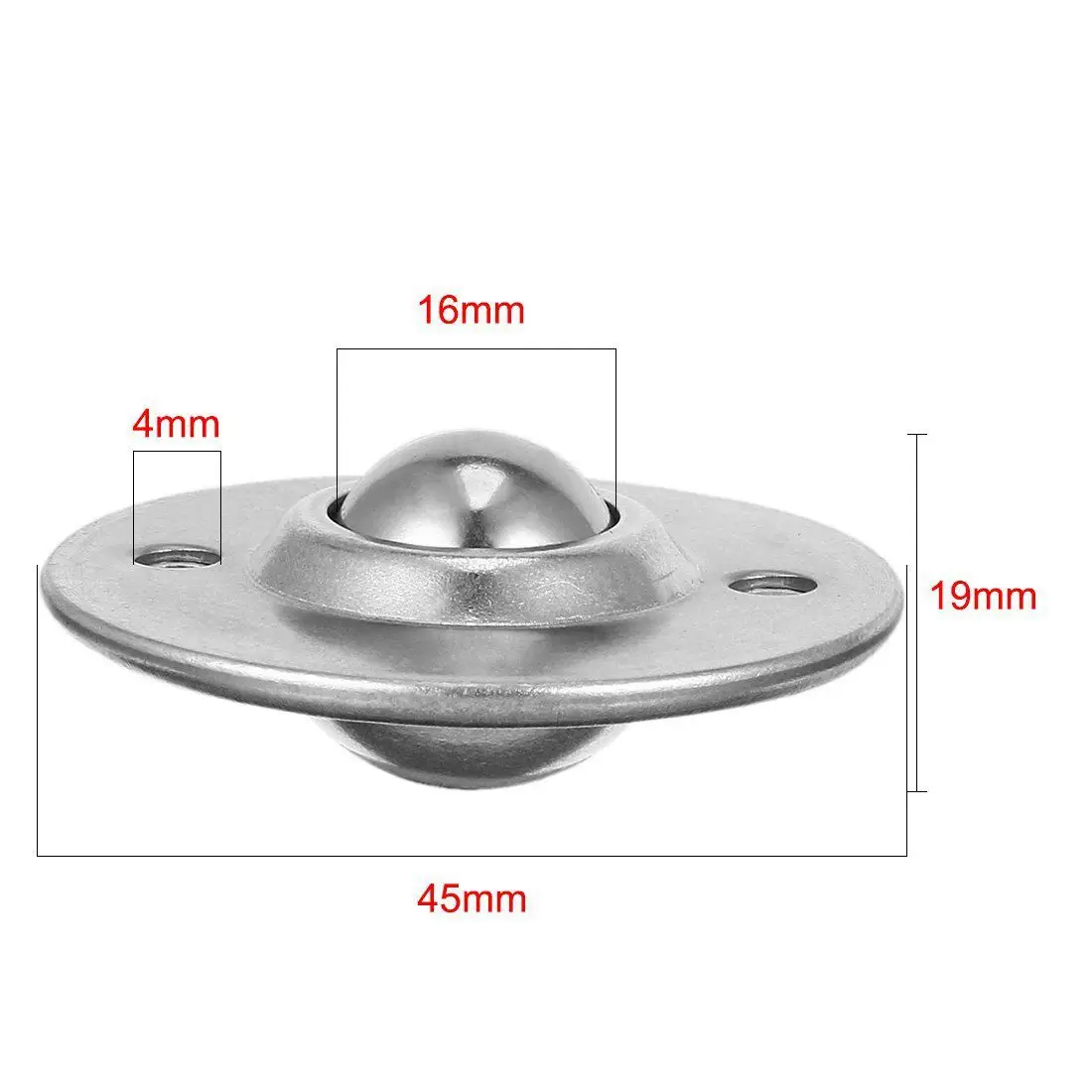 SHGO 6pcs CY 16B 5/8 дюймовый подшипник стальной роликовый шаровой фланец Конвейерный