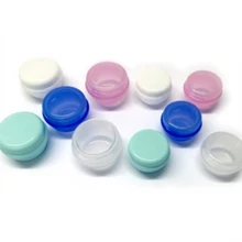 ELECOOL 5 шт. 5 г переносной пустой Косметический Горшок для век Крем-лосьон для лица контейнер листовая портативная дорожная многоразовая бутылочка