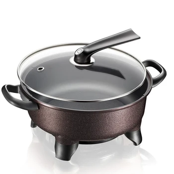 

1300W Household Multi-purpose Electric cooker 4L Capacity Electric hot pot support Fried Steak Fish hot pot