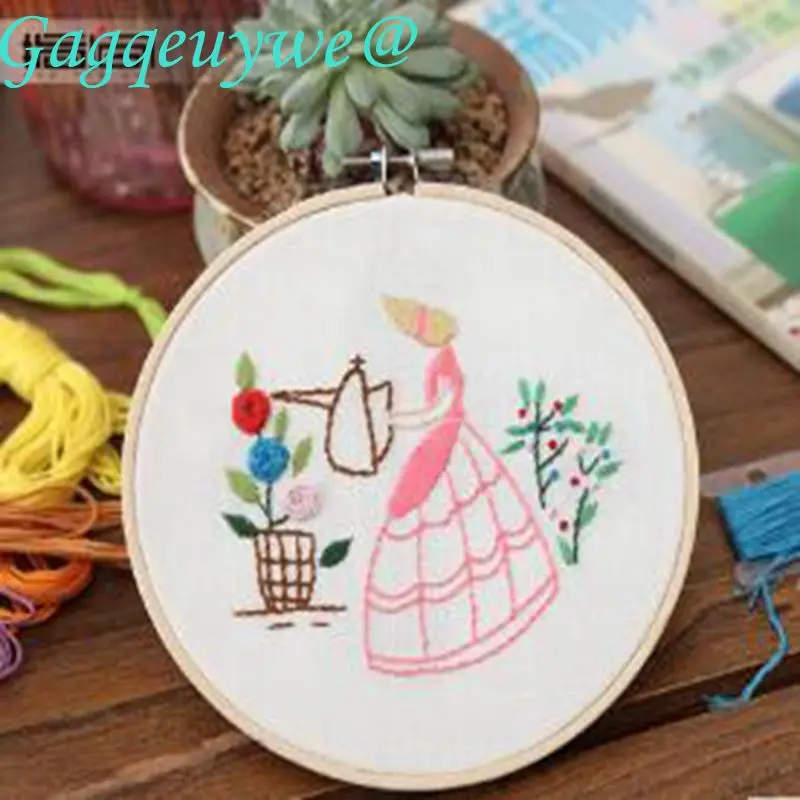 

Gagqeuywe Simple hand embroidery beginners material simple art not finished product dropshipping
