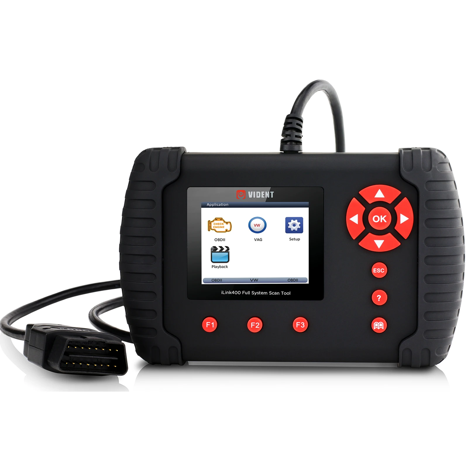

VIDENT ILINK400 CAR OBD2 Scanner Engine ABS SRS A/T Full System Diagnostic Tool