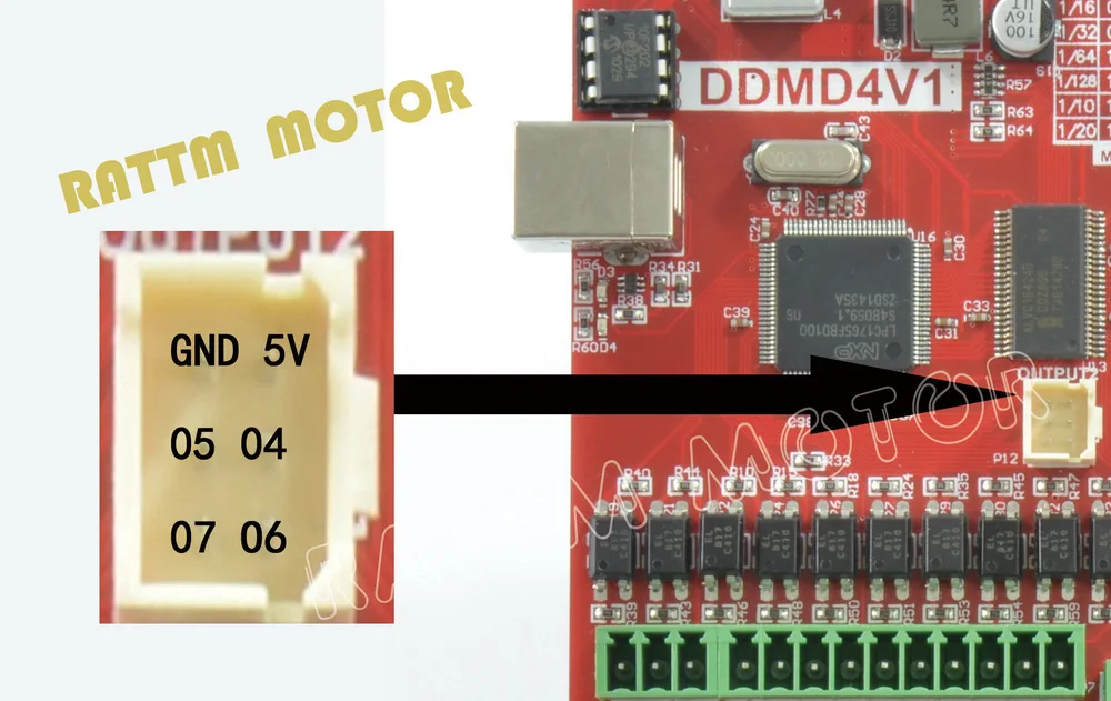 Мощный CNC 200 кГц 4 оси USB MACH3 плата драйвера плата контроллера ЧПУ 4A ток V тип