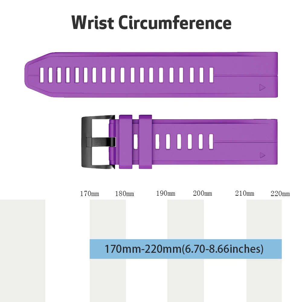 26 мм 22 мм ремешок для часов Garmin Fenix 6X 5X 3HR силиконовый ремешок с быстроразъемным браслетом для Garmin Fenix 6 5 5X Plus/945/935