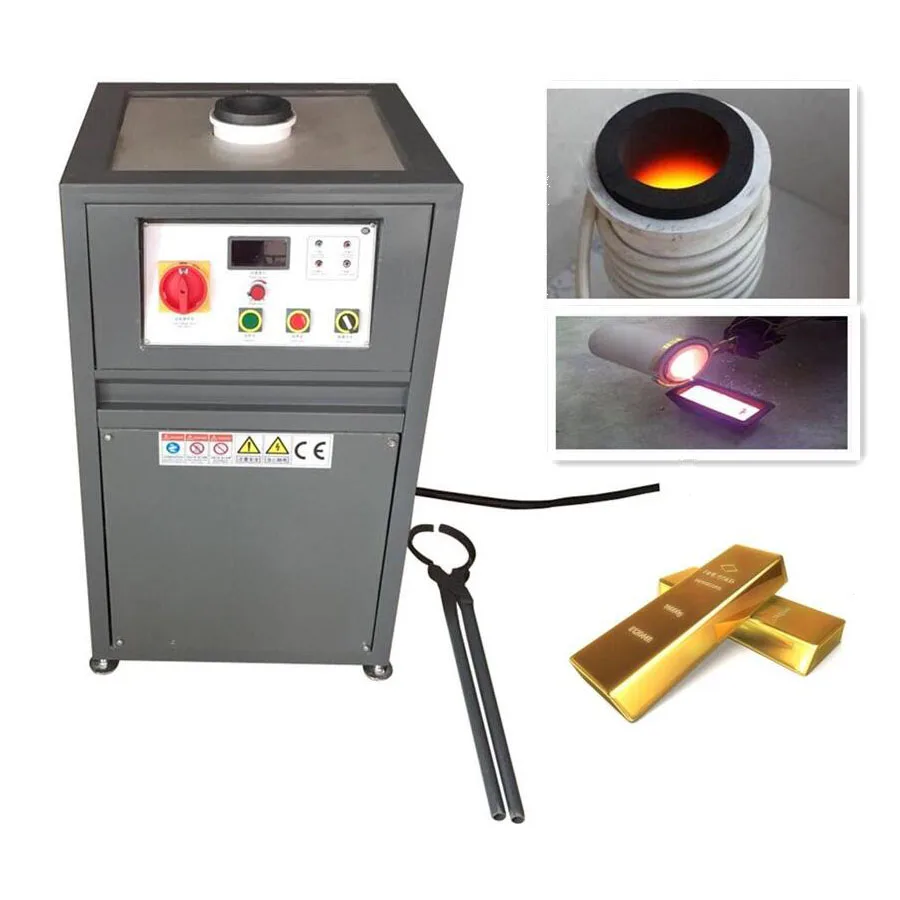 

Jewelry Making Machine 4 kg Capacity Gold Silver Induction Melting Furnace Copper Melting Machine