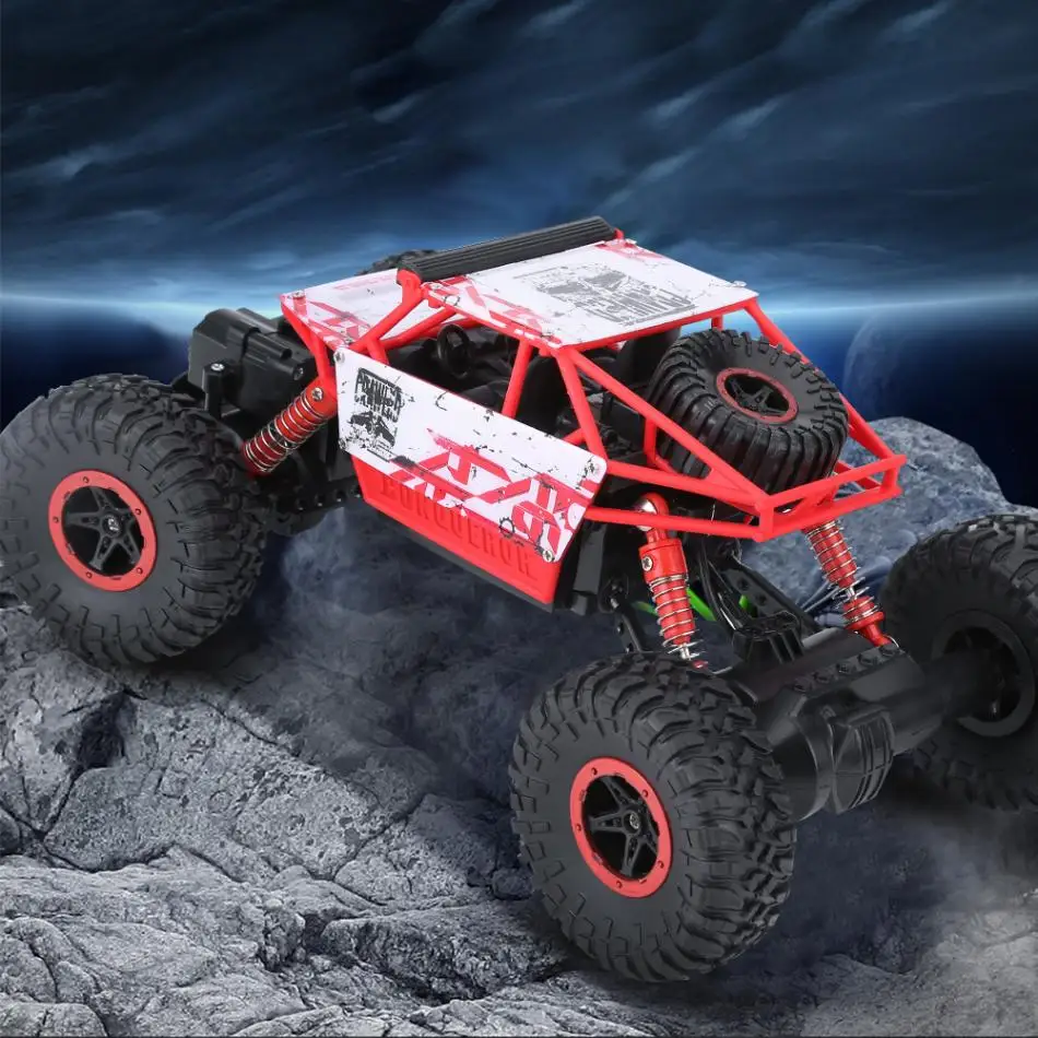 

1:18 2.4GHz Remote Control Four-Wheel Drive Crawler Car Truck RC Model Vehicle Toy Anti-collision High Speed RC Racing Car