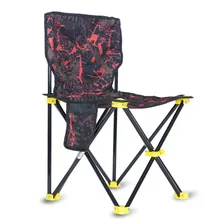 Открытый Камуфляжный стул складной портативный стул для кемпинга портативный Пешие прогулки Оксфорд скамейка стул рыбалка спинка сидения Многофункциональный