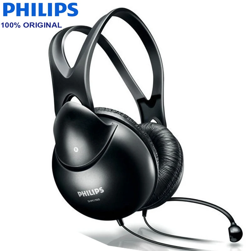 Philips SHM1900 Earphones with Microphone Game Headset Support Music