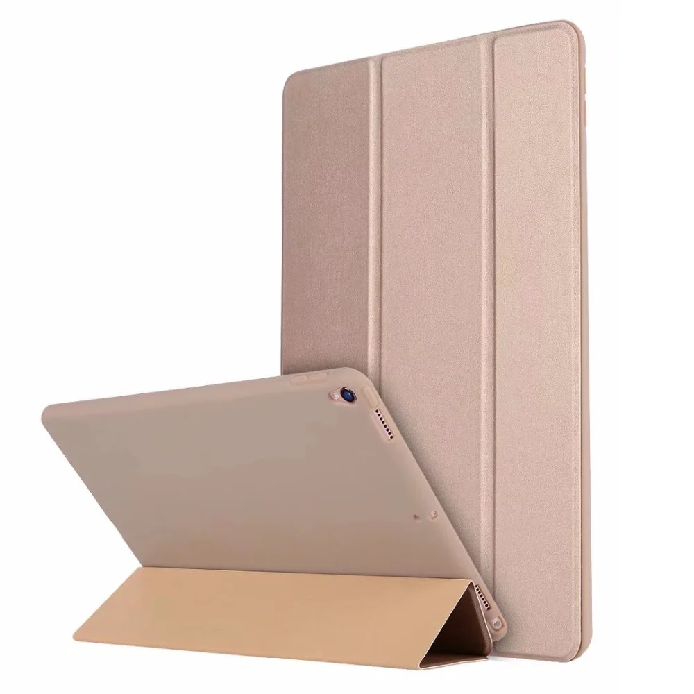 Магнитный чехол для iPad Pro 10,5 чехол тонкий PU кожаный флип-чехол с подставкой смарт-чехол Авто Режим сна для iPad Pro 10,5 крышка - Цвет: Gold