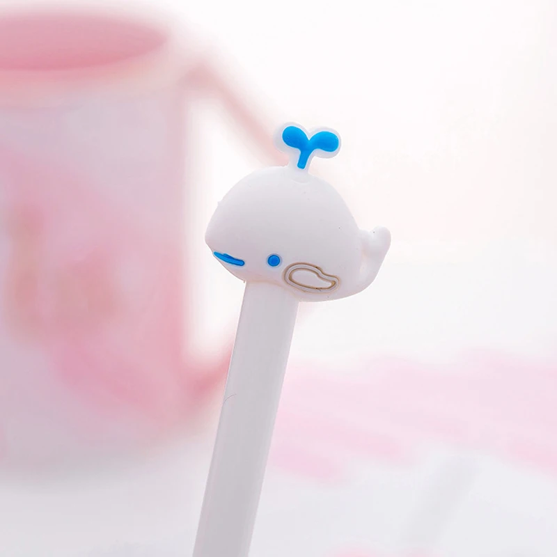 Креативная гелевая ручка для Кита Kawaii Мультяшные морские животные корейские