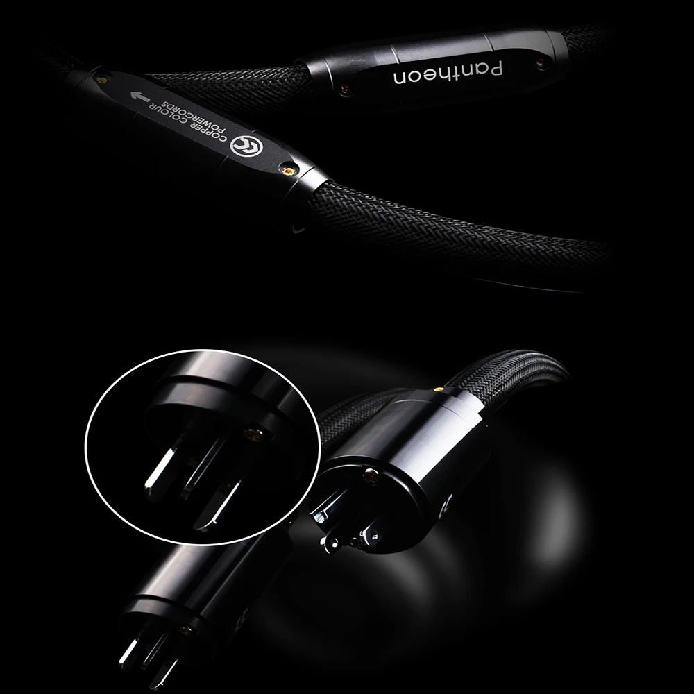 Coppercolor CC Pantheon кабель питания Hi Fi аудио шнур Питания AU/US/EURO Schuko Разъем OFC 9 мм2 OD = 20 мм