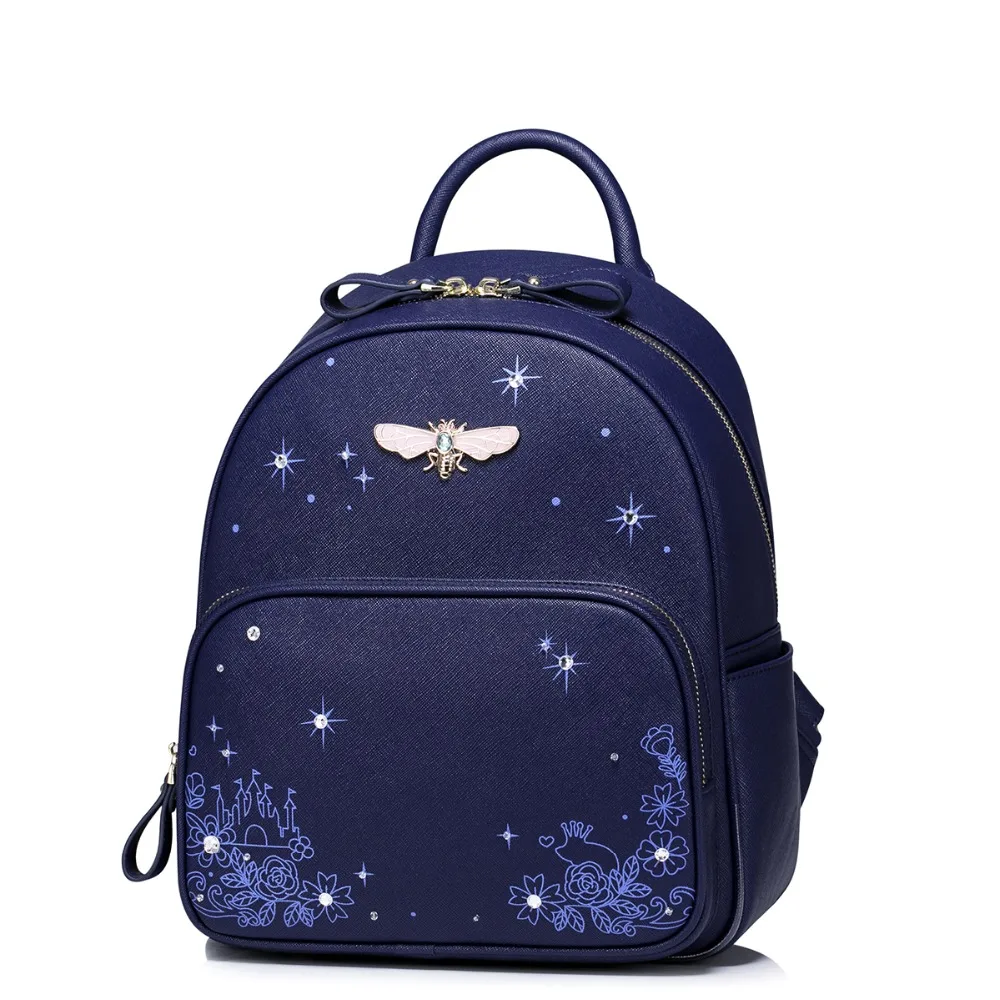 Женский кожаный рюкзак JUST STAR женский с принтом бабочки для путешествий женские