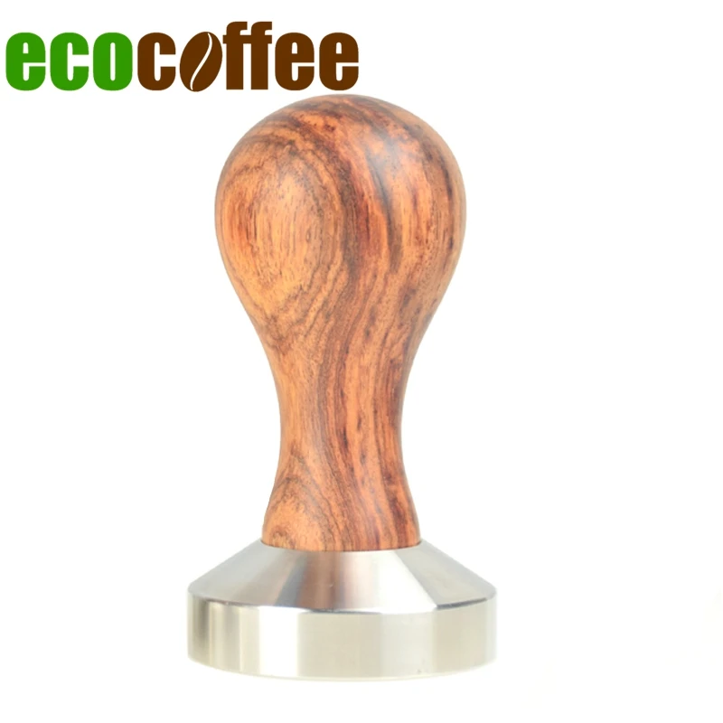 

Ecocoffee 304 Stainless Steel Coffee Tamper 49/51/53/57/58mm Brista Espresso Base Powder Press Flat Coffee Hammer New Stocked