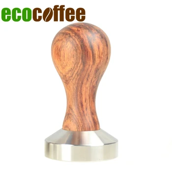 

Ecocoffee 304 Stainless Steel Coffee Tamper 49/51/53/57/58mm Brista Espresso Base Powder Press Flat Coffee Hammer New Stocked