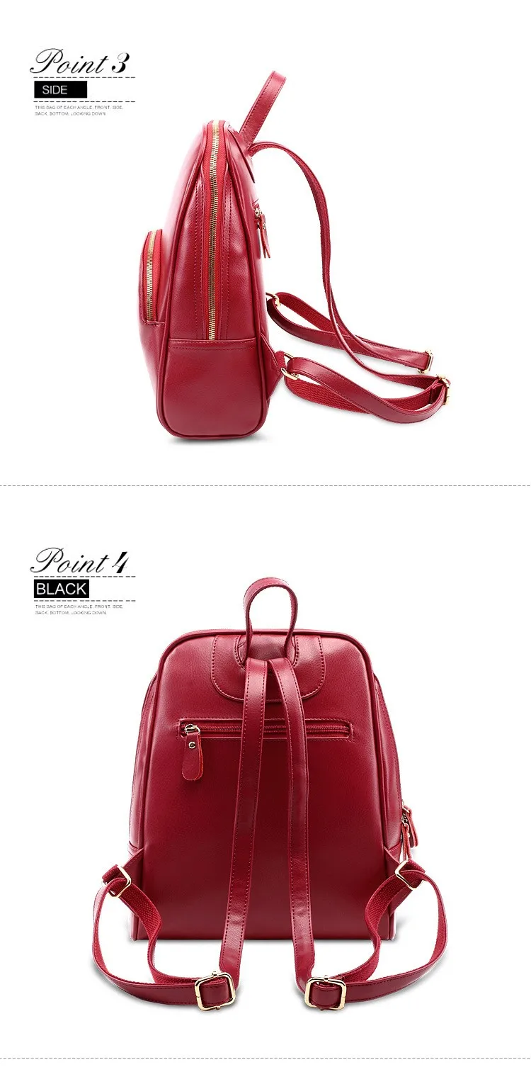 RanHuang, женский модный рюкзак,, натуральная кожа, рюкзак, 5 цветов, школьные сумки для подростков, девочек, рюкзаки для колледжа, A181