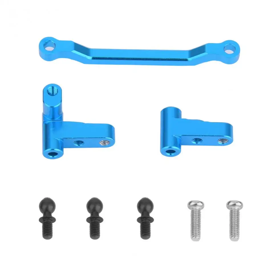 

3PCS/Set Upgrade Aluminum Steering Linkage Metal RC Car Steering Linkage Turning Seat For WLtoys A949 A959-B A969 A979 K929