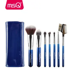MSQ Pro Классический мягкий синтетический Профессиональный Макияж Расчёски для волос 7 шт. Основа для макияжа лица Косметическая пудра Румяна