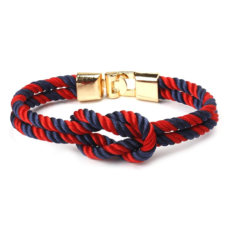 Nylon Anchor Bracelet For Men Women String Wrap Rope Chain Charm Bracelet Jewelry 2019 Newin