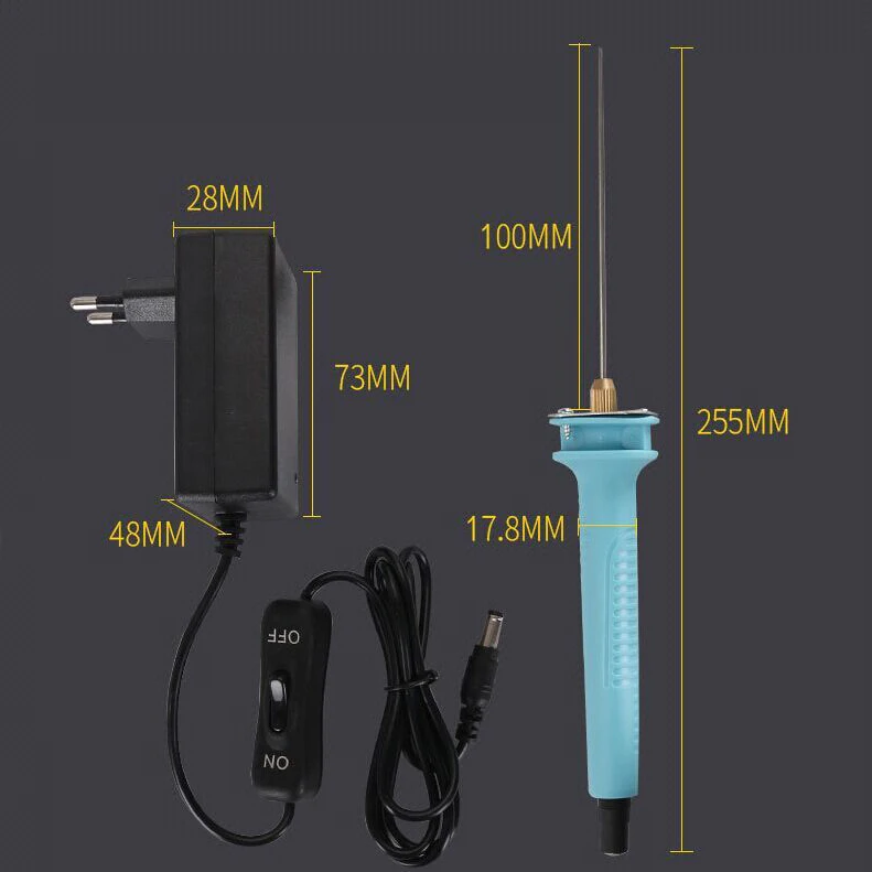 ЕС вилка, ручка Резак Электрический пенополистирол резак горячий провод пенополистирол режущий нож инструменты напряжение трансформатор адаптер