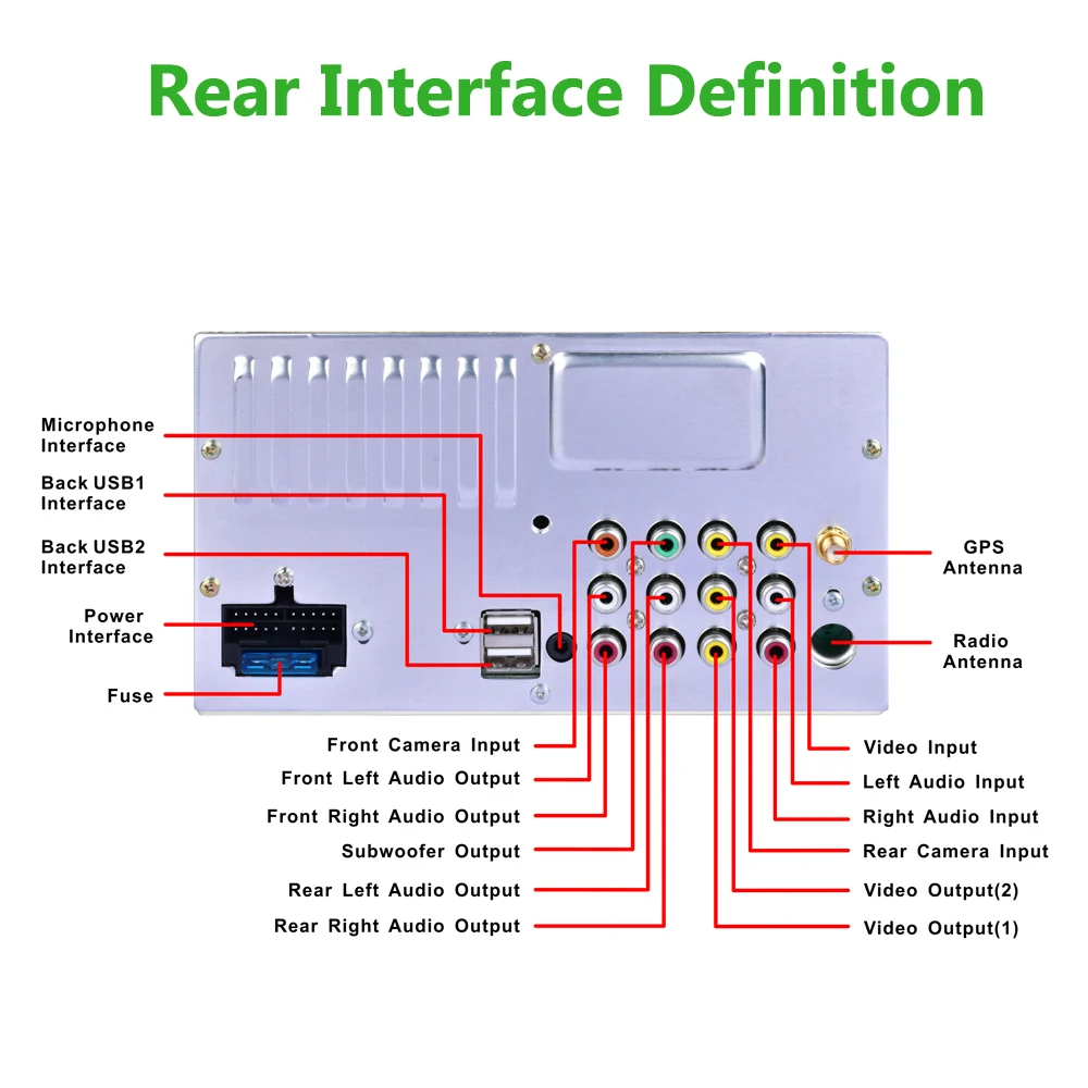 Best Full HD 1080P 7-inch 2DIN QUAD-core Android 7.1 Car Multimedia Player GPS Navigator Steering Wheel Control FM/AM/RDS Radio 20