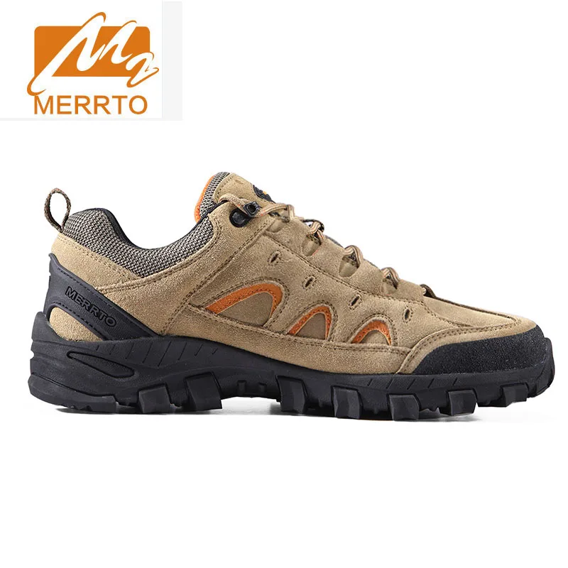 

Merrto Hiking Shoes MenOutdoor Hiking Boots Sports Sneakers Suede Leather Men Trekking Shoes Breathable Mountain Boots Climbing