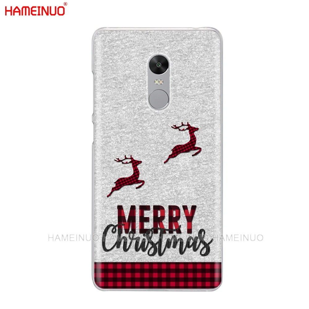 43232 Hameinuo Симпатичные Лось Рождественский олень мультфильм год чехол для телефона для Xiaomi redmi 5 4 1 1 s 2 3 3 S pro PLUS redmi note 4 4X 4A 5A - Цвет: 43232