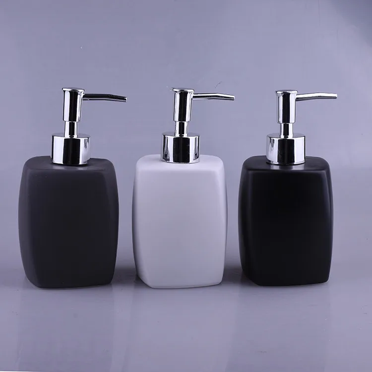 Shower Ceramic bottles empty bottles  home furnishing Hotel shampoo  shower gel  hand washing liquid conditioner bottle
