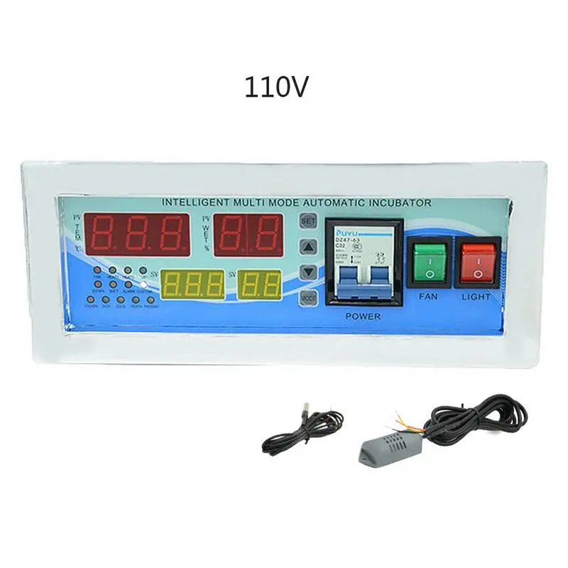 110V 1 компл. Инкубатор бытовой контроллер современные аксессуары для инкубаторов Автоматизация контроллер с Температура и влажности - Цвет: 110V