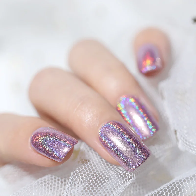 Holographic Nail Art Glitter Powder Gold Sliver Dust Sequins UV Gel Nail Chrome Pigment Decoration Laser Shiny Nail Glitter Set