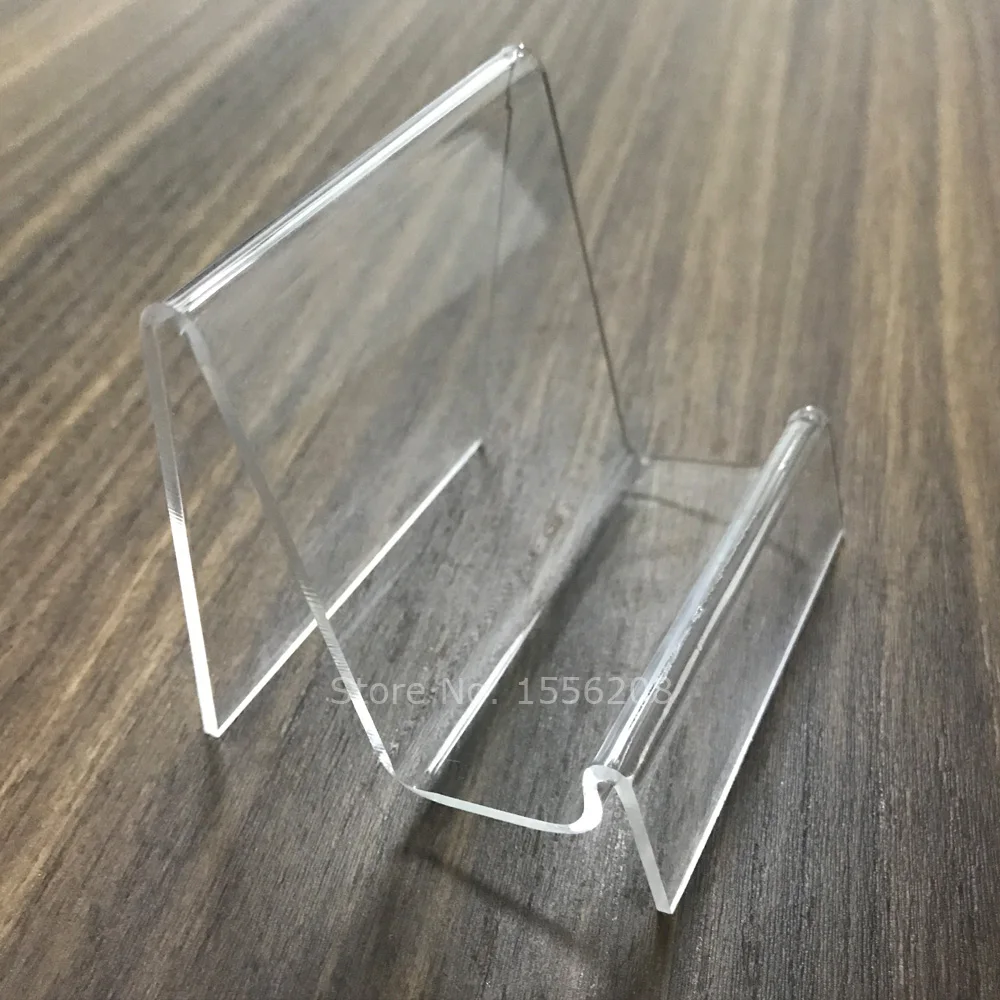 

Counter Clear Acrylic Mobile Phone Rack Cellphone Display Shelf Wallet Phone Stand Holder Household Photo Frames Storage Rack