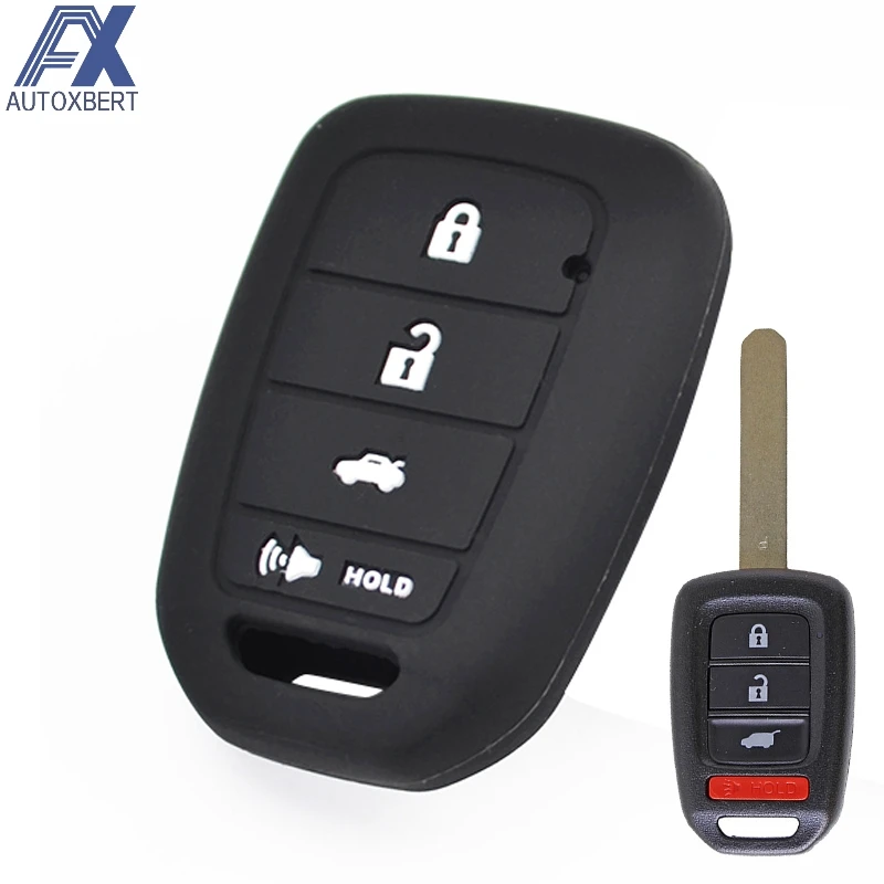 AX для Honda Accord Crosstour Civic CRV LX HRV Jazz 2013 2016 2017 2018 4 кнопки силиконовый Автомобильный
