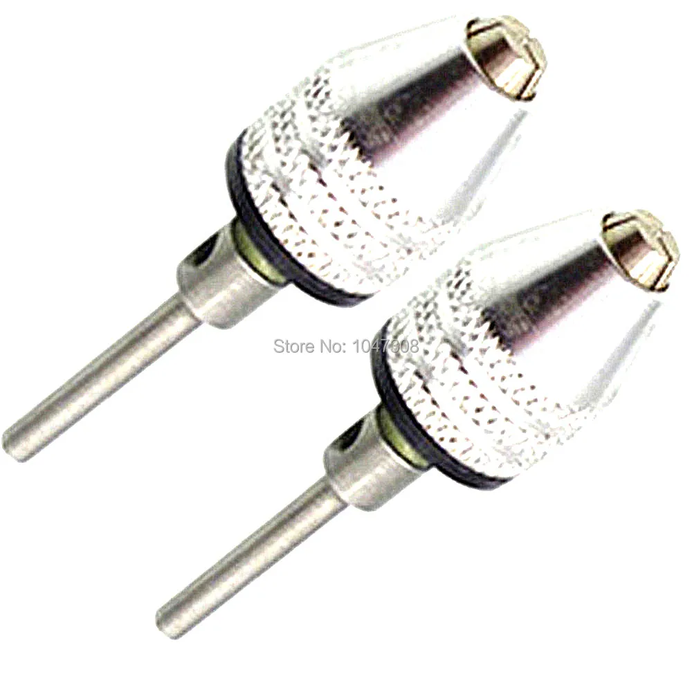 2pcs Mini Keyless Chuck Driver Drill Grinder Converter 2.35mm Chuck
