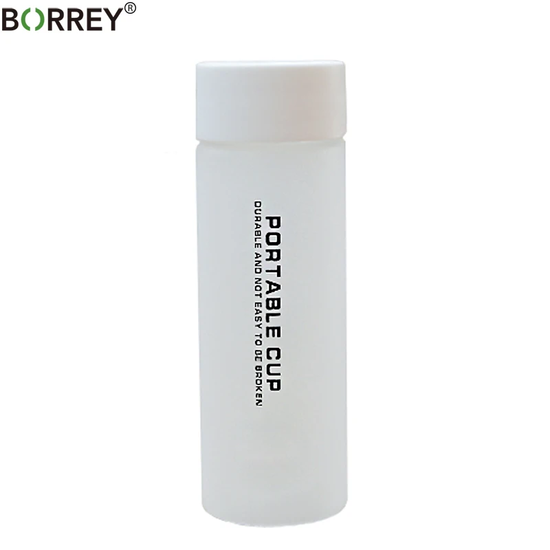 

BORREY 1Pcs Korean Cute Water Bottle Plastic Frosted Small Water Bottle Portable Outdoor SportsTravel School Girls Water Bottle