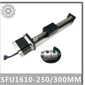 

SGX SFU1610 Stage D High Precision effective stroke 250/300mm Ball Screw sfu1610 Linear Guide Rail Actuator System Module