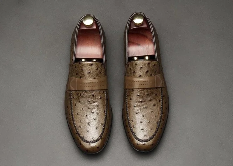 OMDE/роскошные мужские лоферы ручной работы; кожаная мужская обувь без застежки; британский стиль; Летняя мужская повседневная обувь в деловом стиле; Мужская обувь для выпускного