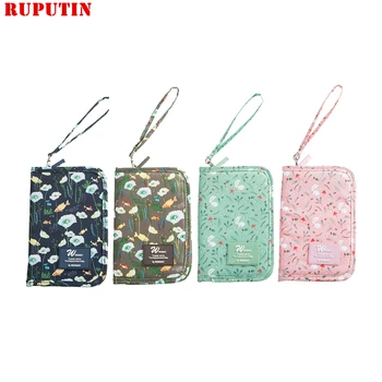 

RUPUTIN Passport Documents Package Travel Bag Pouch Passport ID Credit Card Wallet Cash Holder Organizer Case Box Portable Bag