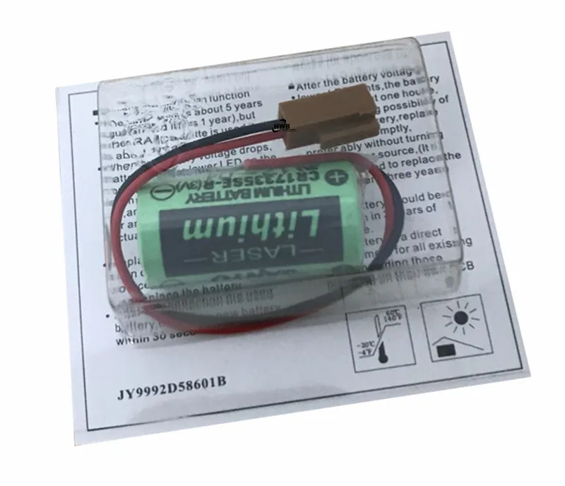 10 шт. Оригинальный Новый CR17335SE-R (3 V) CR17335SE-R CR17335 CR2/3A 3 V литиевая батарея plc со штепсельными вилками/инструменты для наращивания волос