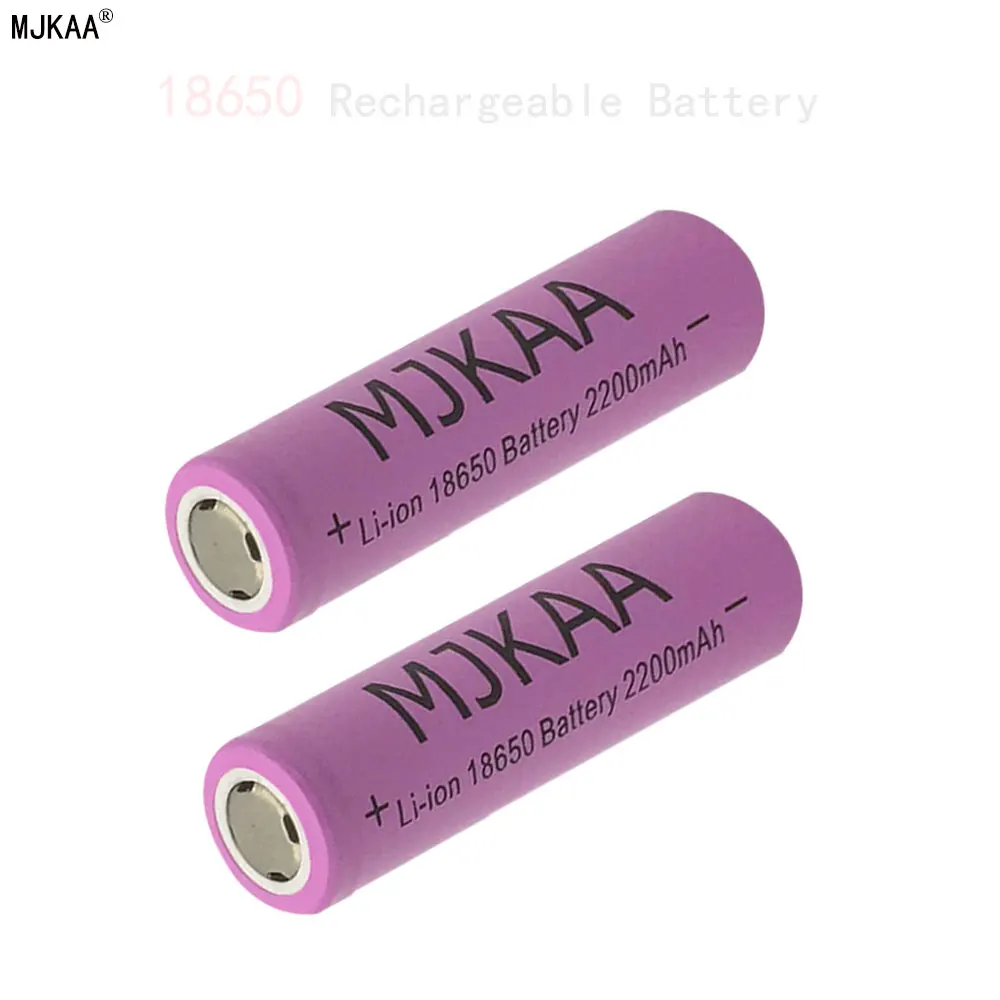 

20pcs 18650 Rechargeable Batteries(Not AA battery) 3.7v 2200mAh Lithium Li-ion Battery for Power Bank 18650 3.7v 18650 batteria