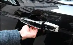 8 шт. автомобилей Стайлинг хром дверные ручки крышки Накладка для Range Rover Evoque для Range Rover Sport для Discovery Sport 2015 Аксессуары